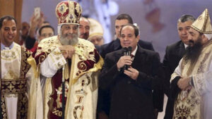 الرئيس السيسى يهنئ البابا تواضروس بعيد الميلاد المجيد