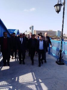 وزير النقل يتابع مشروع رفع كفاءة وتجديد وتطوير كوبري امبابة على النيل